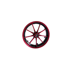 Front wheel of 10 inch reverse disc brake